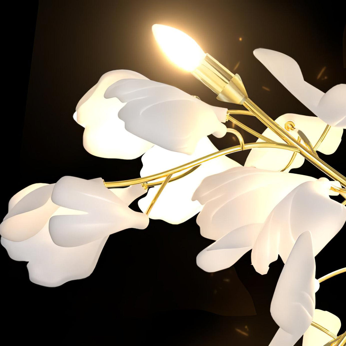Gavriel Gingko Flowers Ceramics Wall Lamp