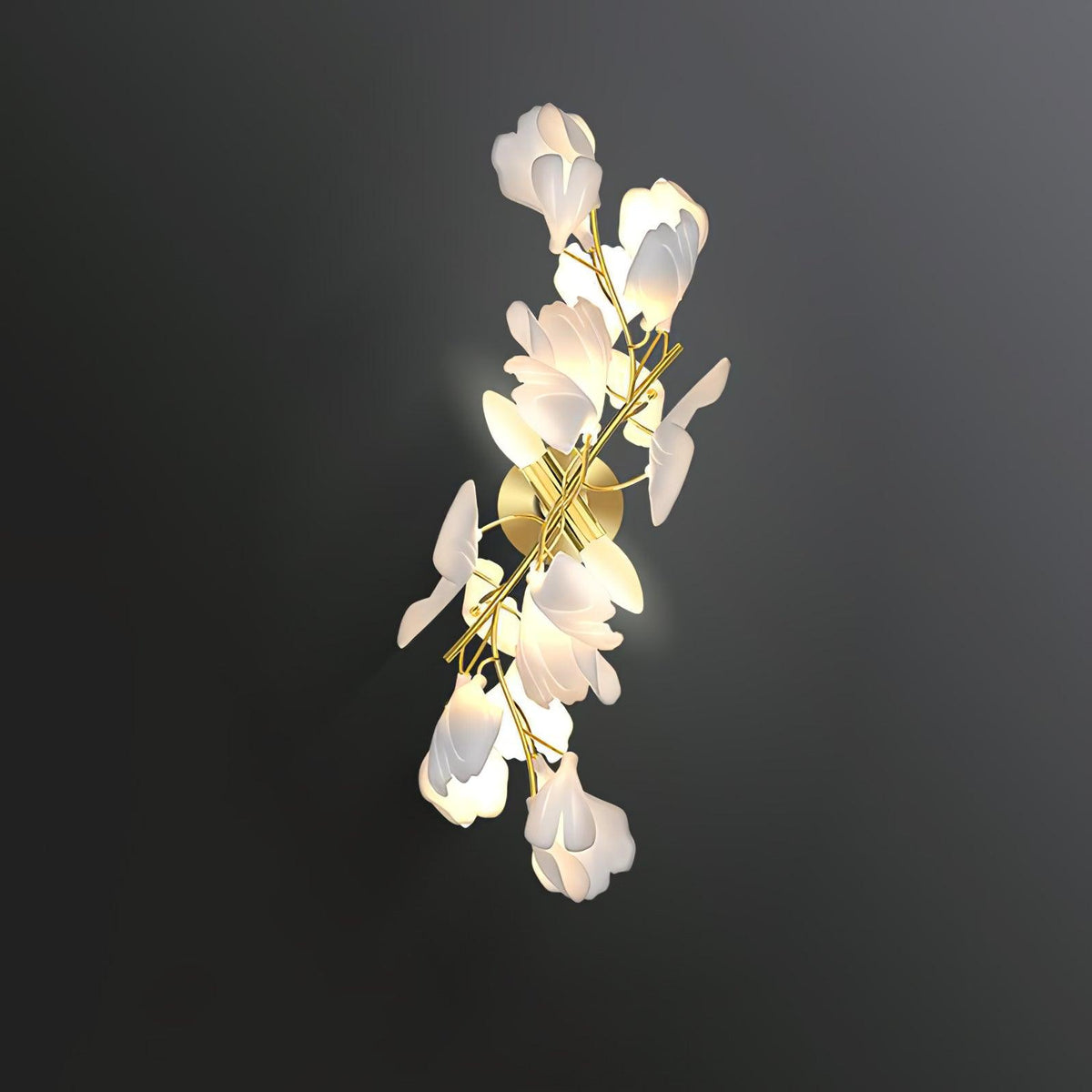 Gavriel Gingko Flowers Ceramics Wall Lamp