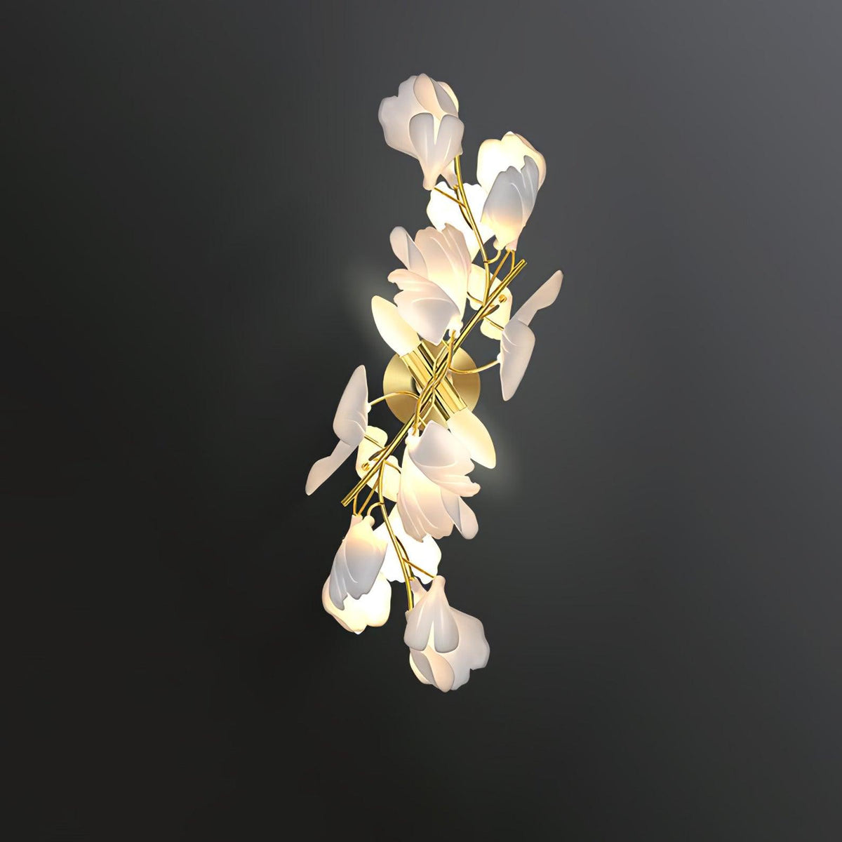 Gavriel Gingko Flowers Ceramics Wall Lamp