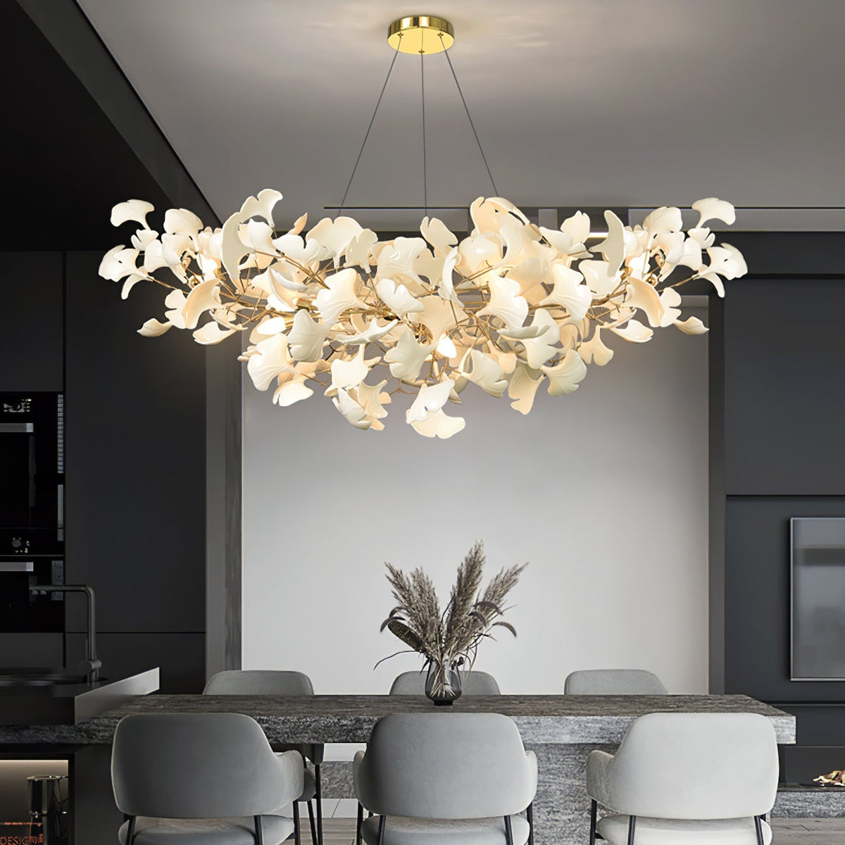 Fioraford Bloom Gingko Chandelier