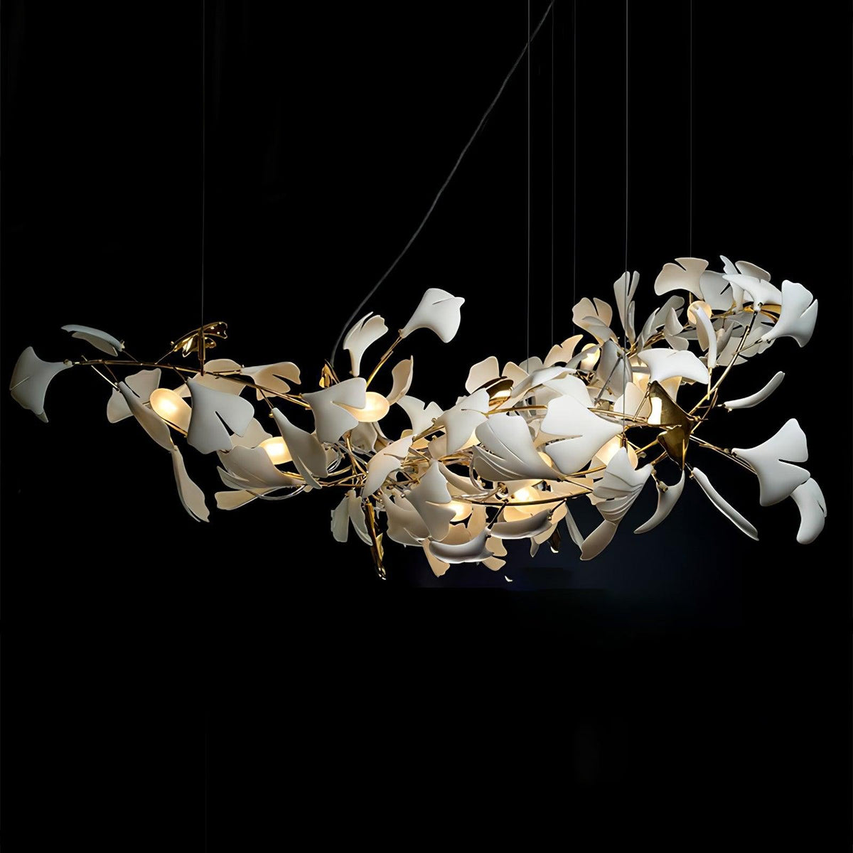 Gingko Chandelier G Style Leaf Branch Shape Modern