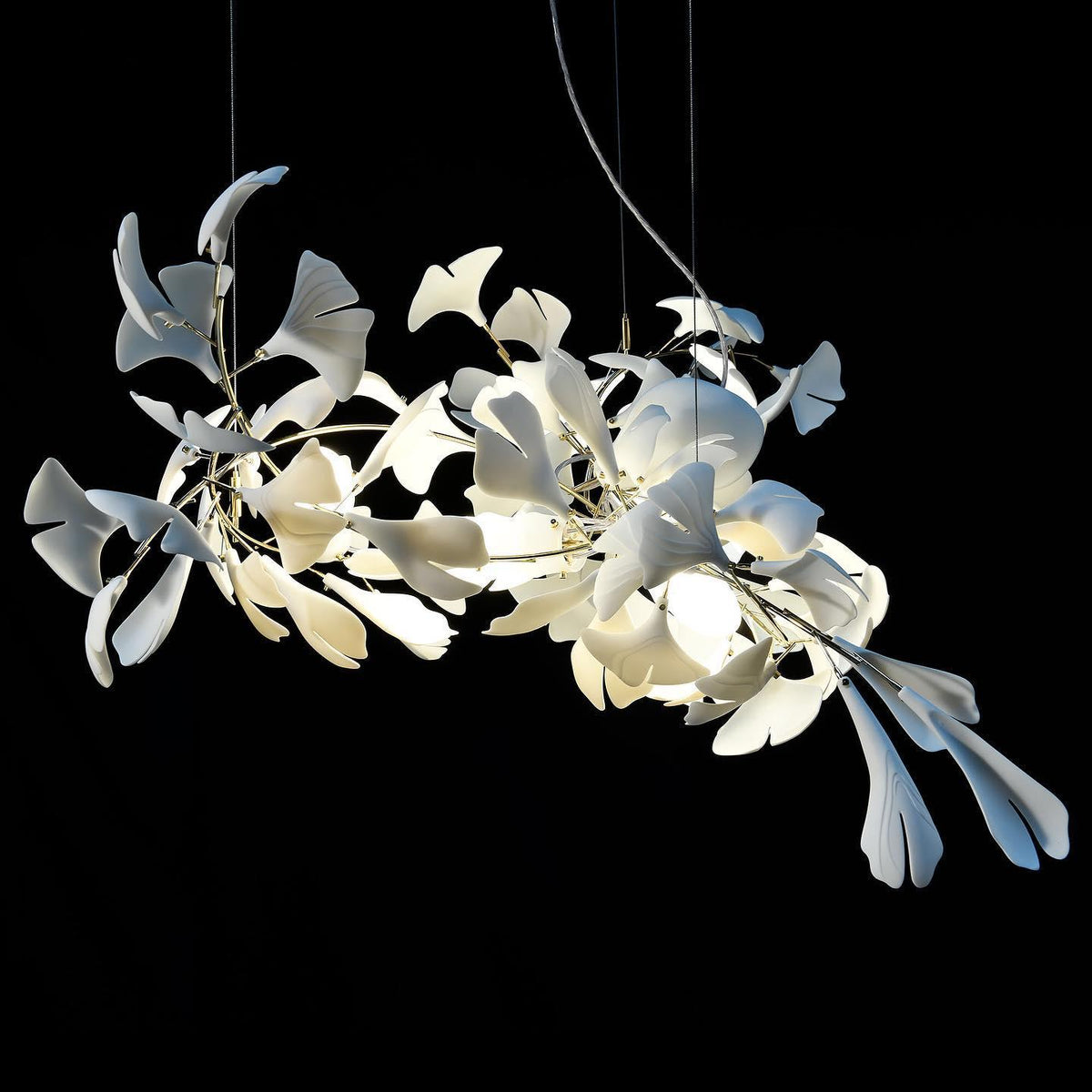 Gingko Chandelier G Style Leaf Branch Shape Modern