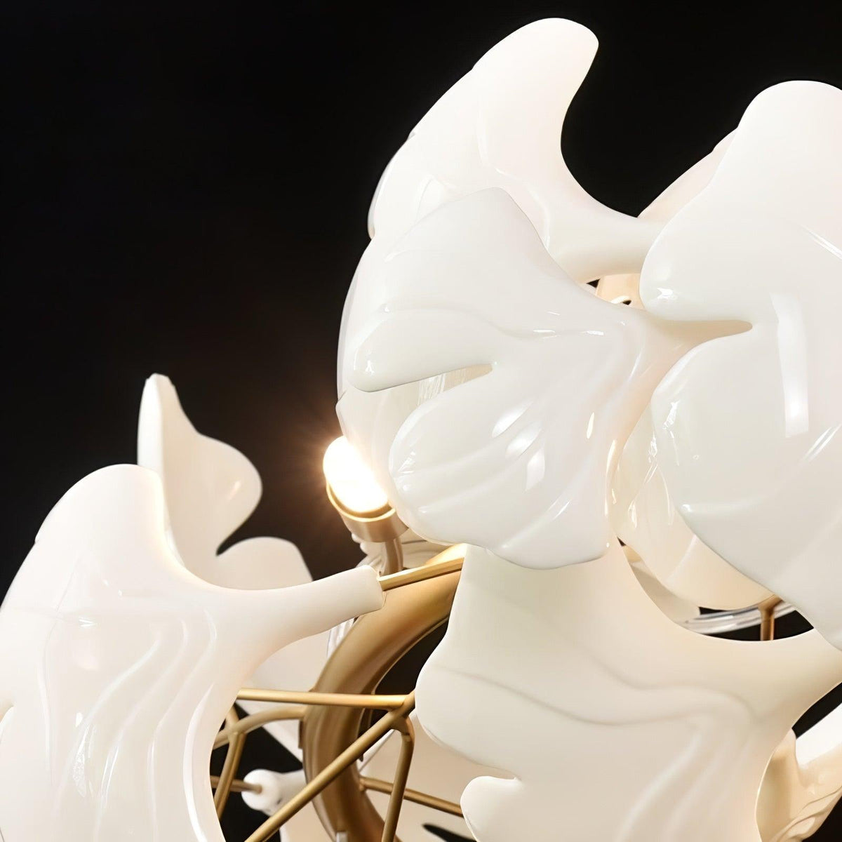 Gingko Chandelier G Style Leaf Branch Shape Modern