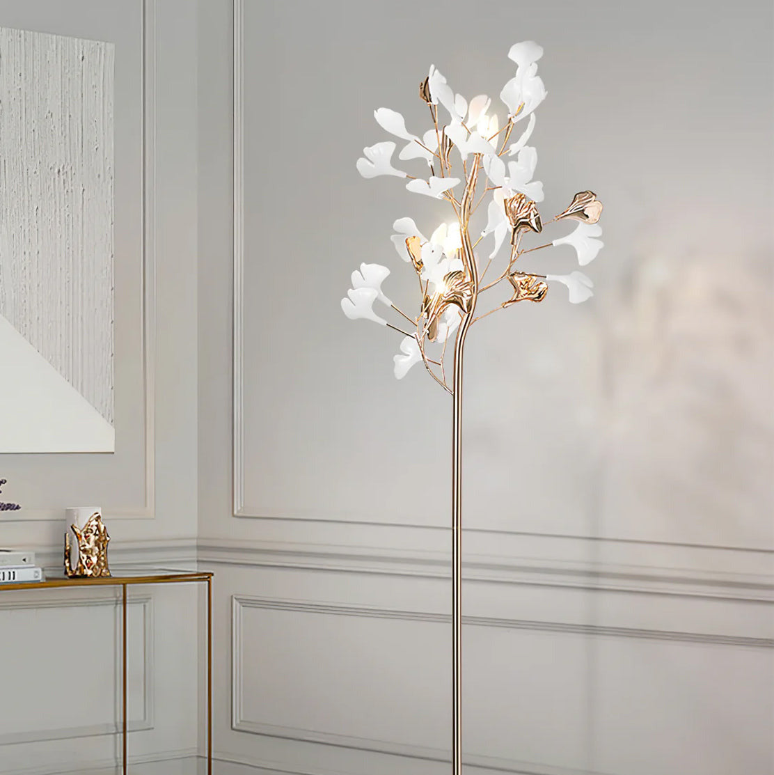 Mevisen Floor Lamp Gingko Ceramics
