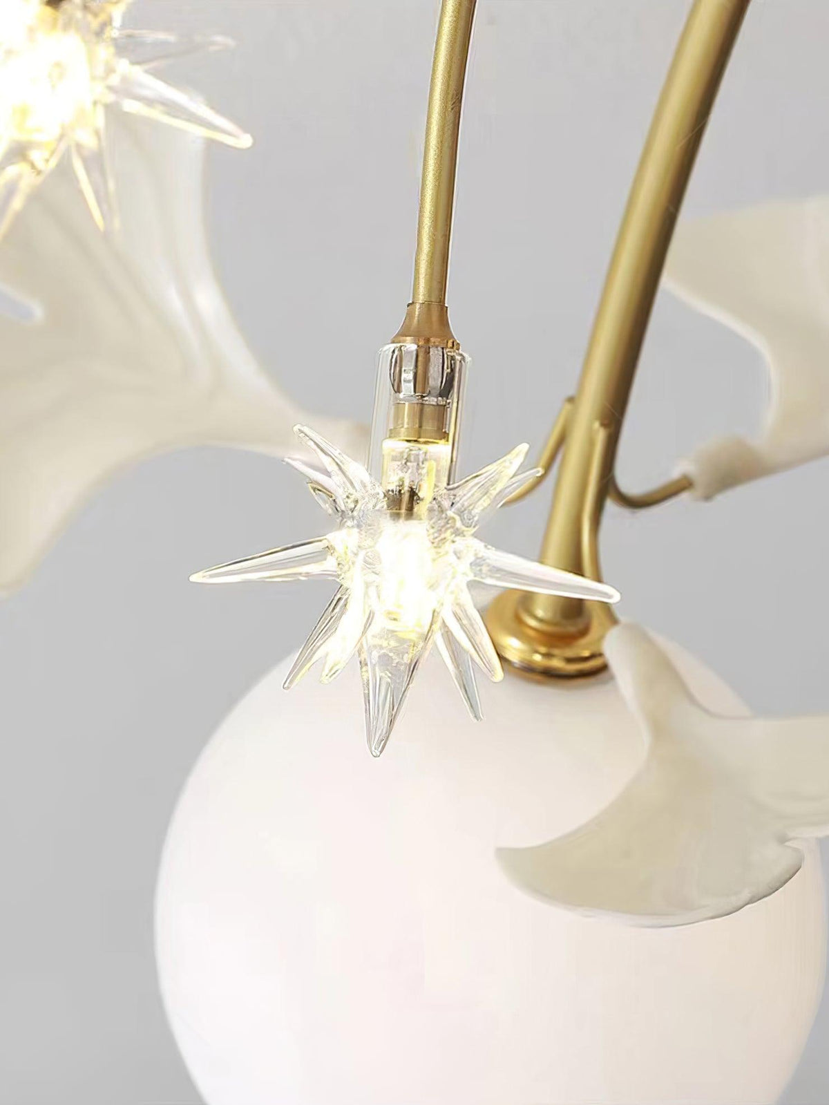 Liorarel Gingko Glass Ball Ceiling Light