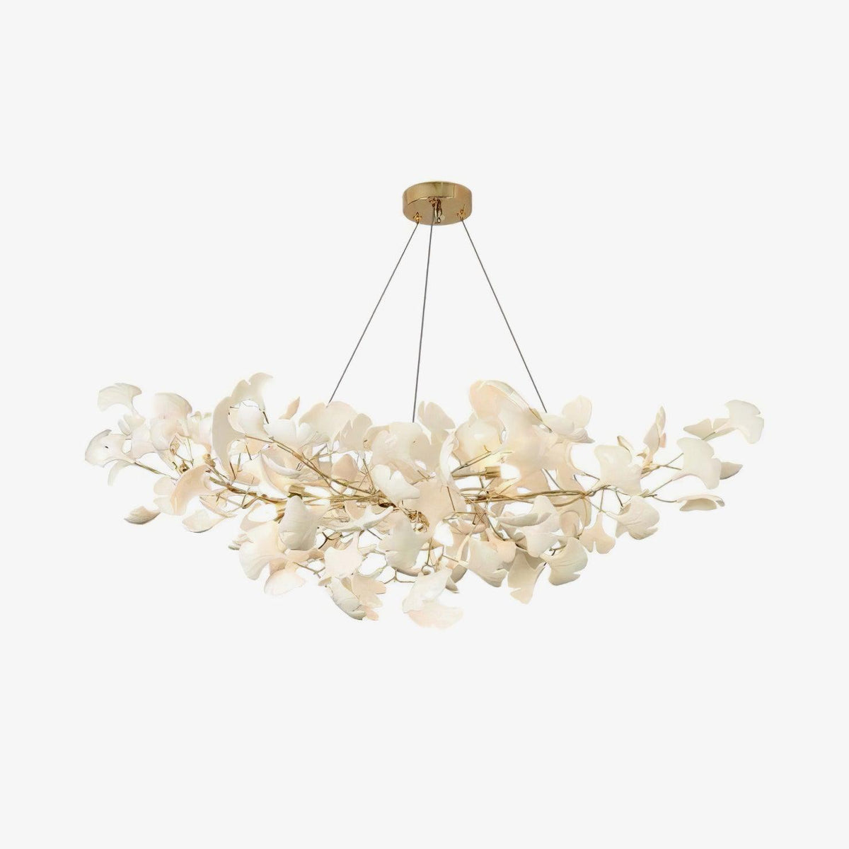 Cereian Chandelier Ceramic Gingko Petal