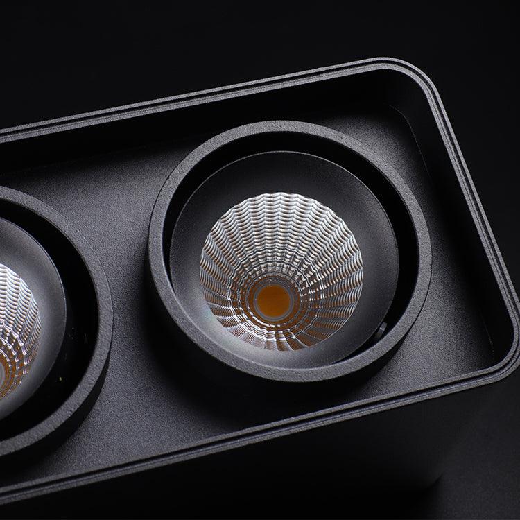 Devely Spotlight Surface Mount Twin LED Angular Minimalist