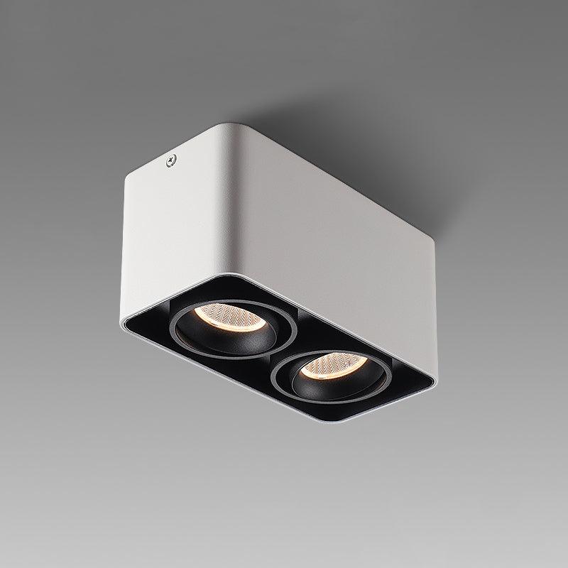 Devely Spotlight Surface Mount Twin LED Angular Minimalist