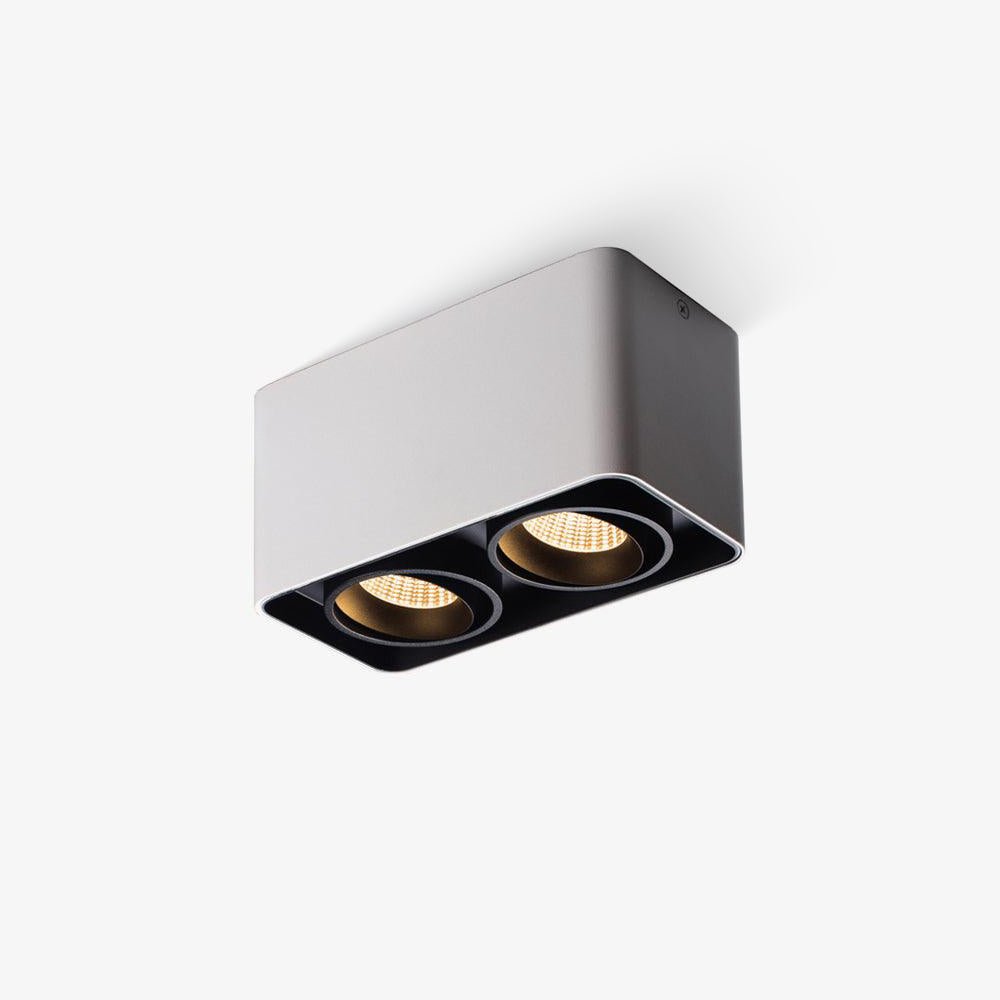 Devely Spotlight Surface Mount Twin LED Angular Minimalist