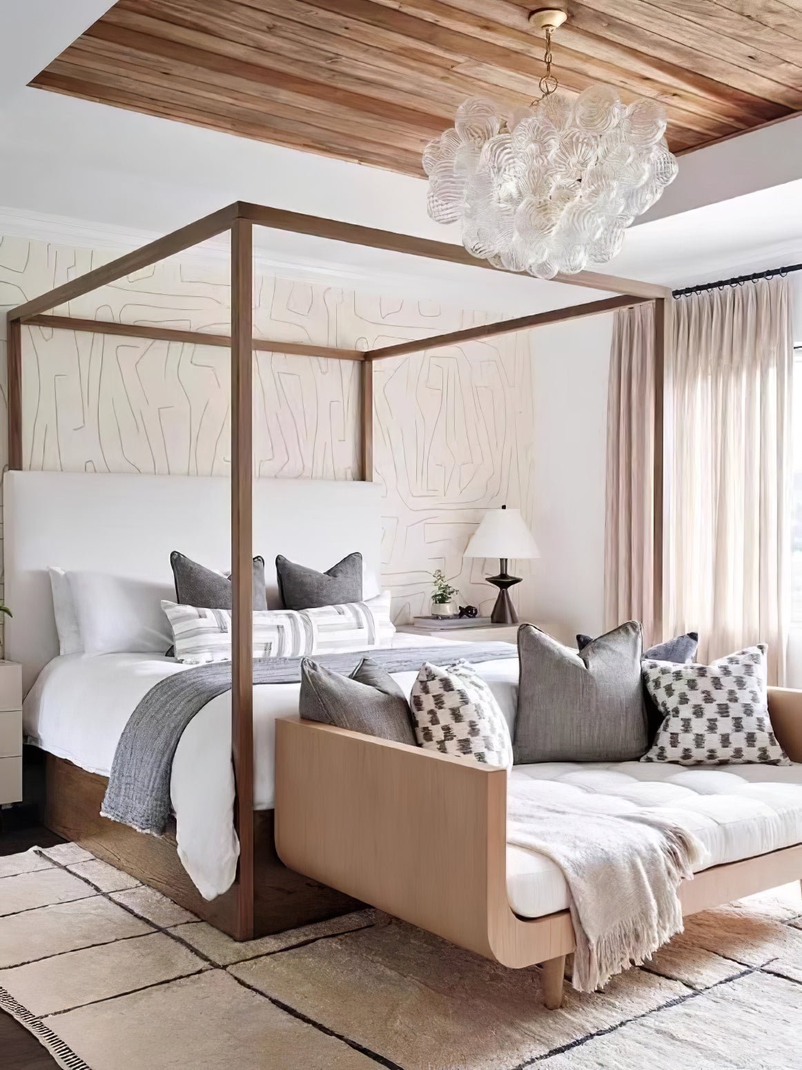 Ben Chandelier Glass Ball Bubble Modern