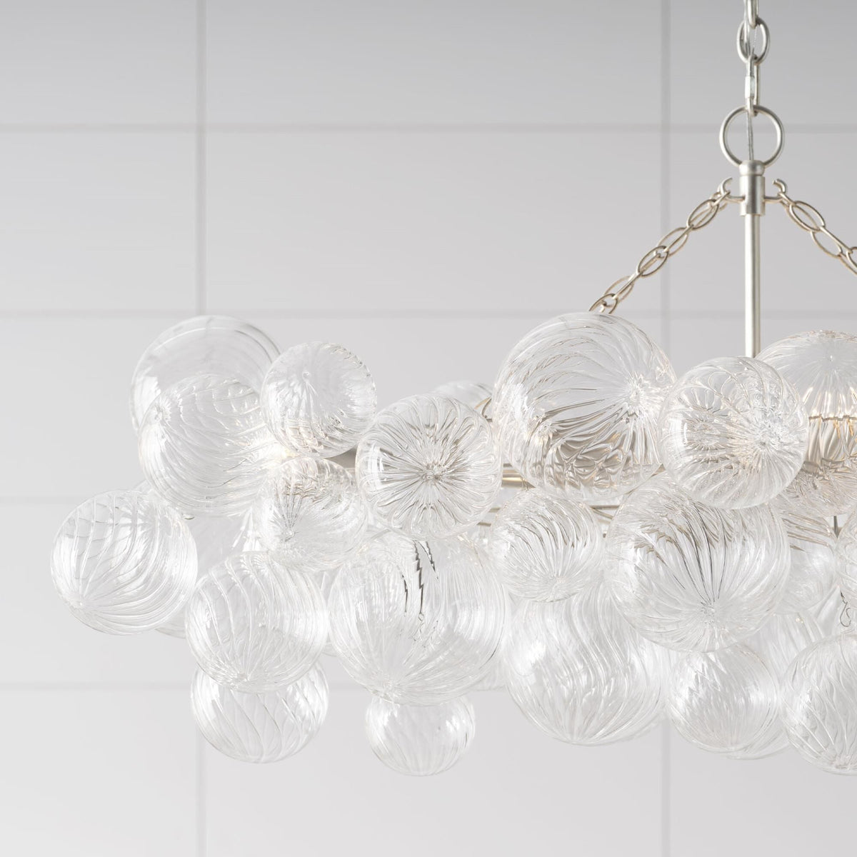 Ben Chandelier Glass Ball Bubble Modern