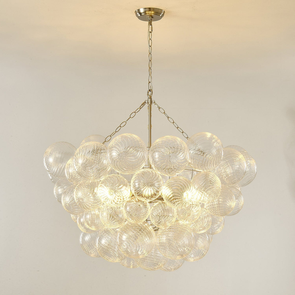 Ben Chandelier Glass Ball Bubble Modern