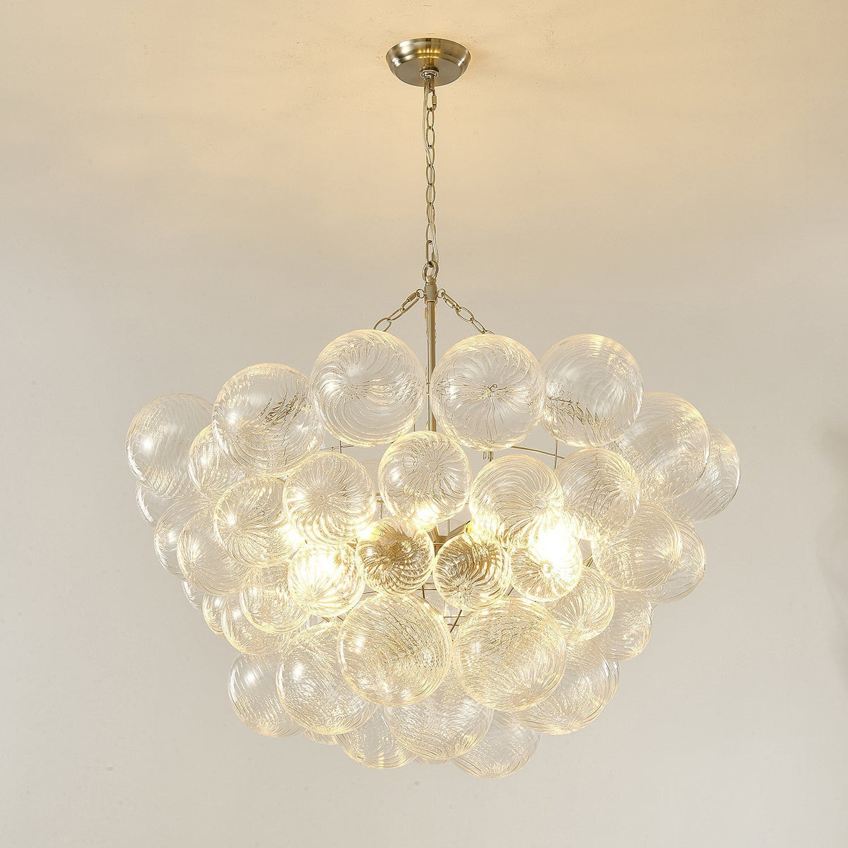 Ben Chandelier Glass Ball Bubble Modern