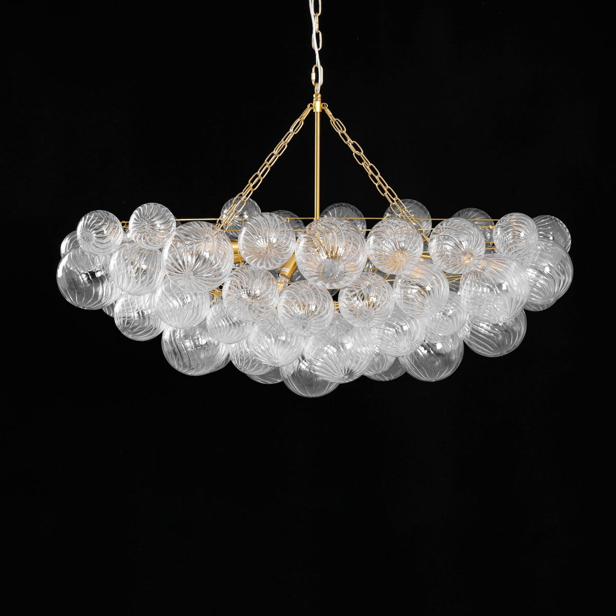 Ben Chandelier Glass Ball Bubble Modern