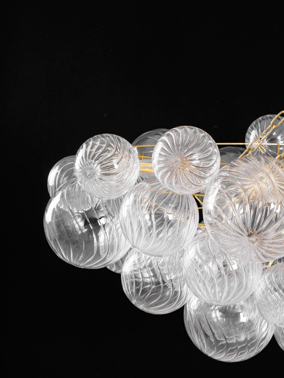 Ben Chandelier Glass Ball Bubble Modern