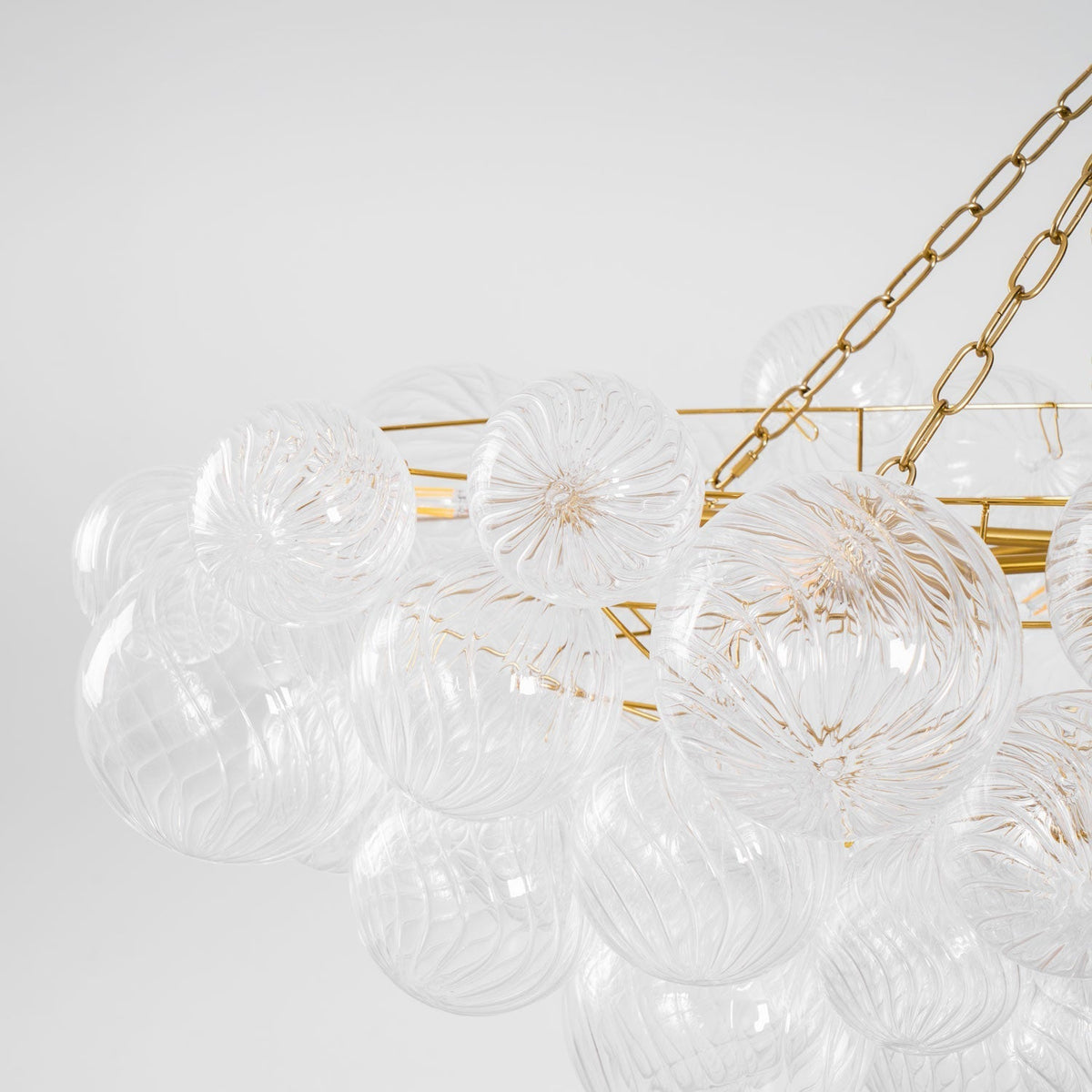 Ben Chandelier Glass Ball Bubble Modern