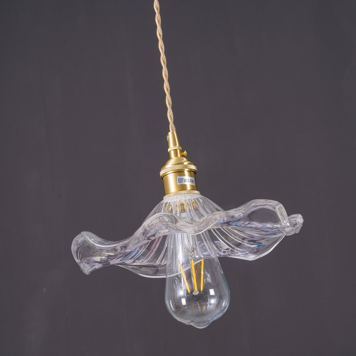 Daphne Modern Glass Flower Pendant Light