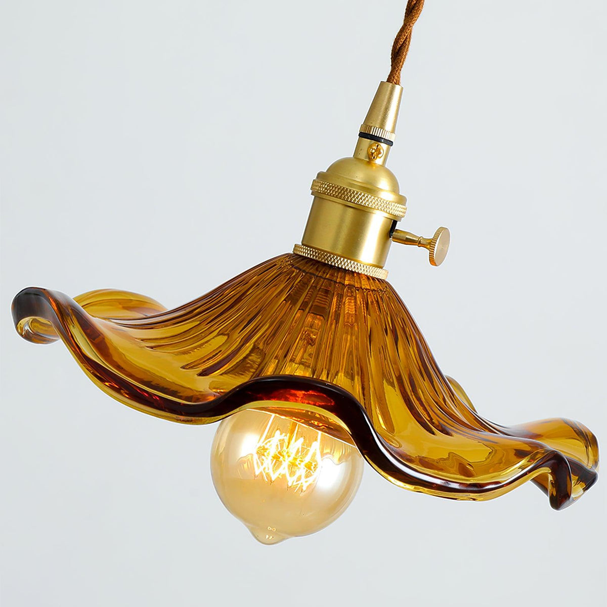 Daphne Modern Glass Flower Pendant Light