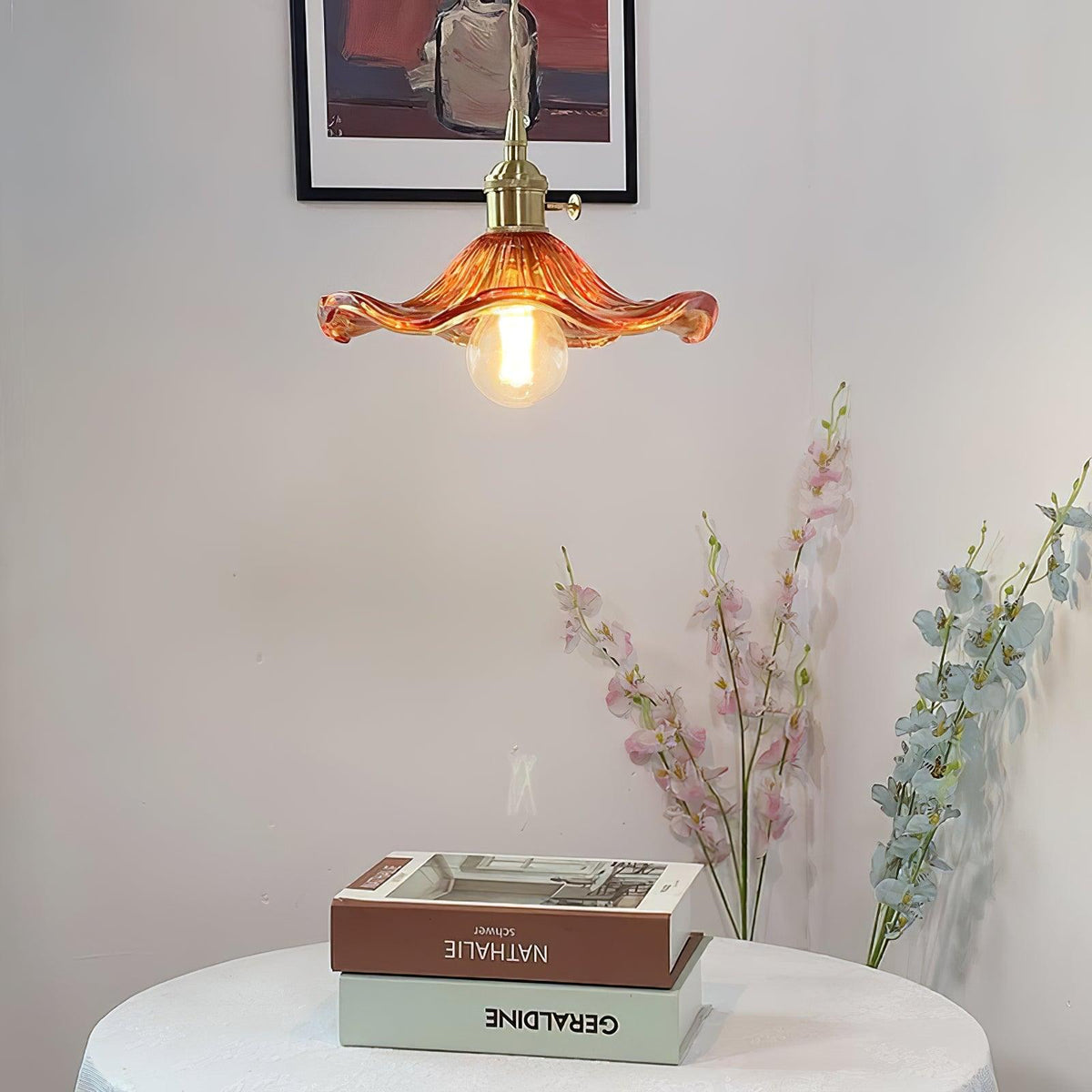 Daphne Modern Glass Flower Pendant Light