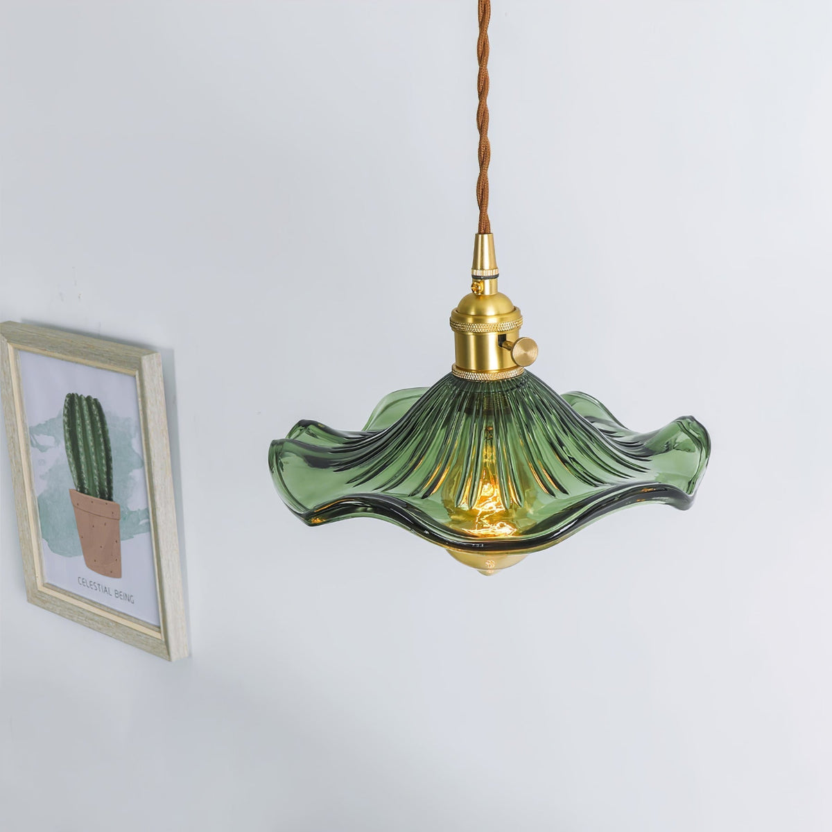 Daphne Modern Glass Flower Pendant Light