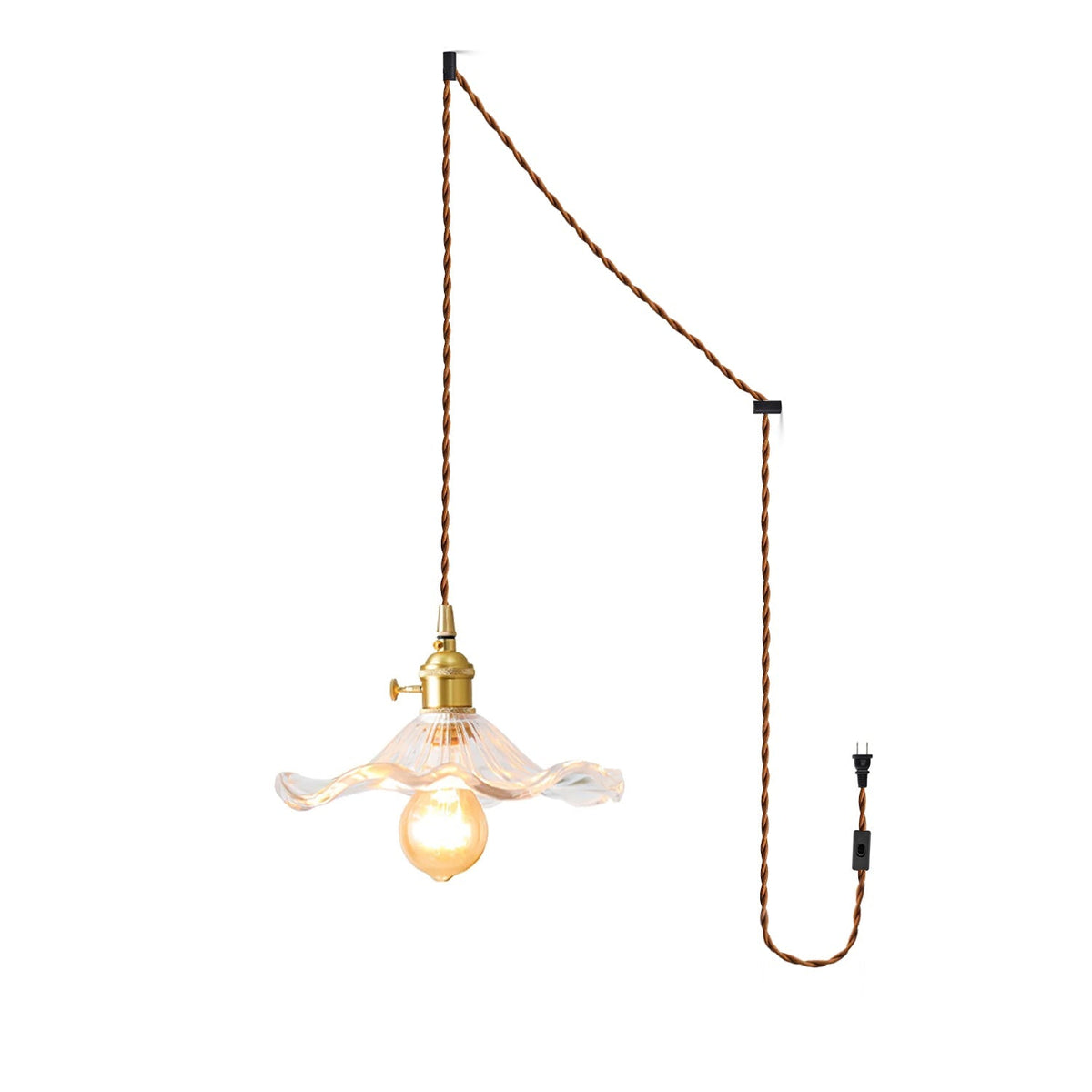 Daphne Modern Glass Flower Pendant Light