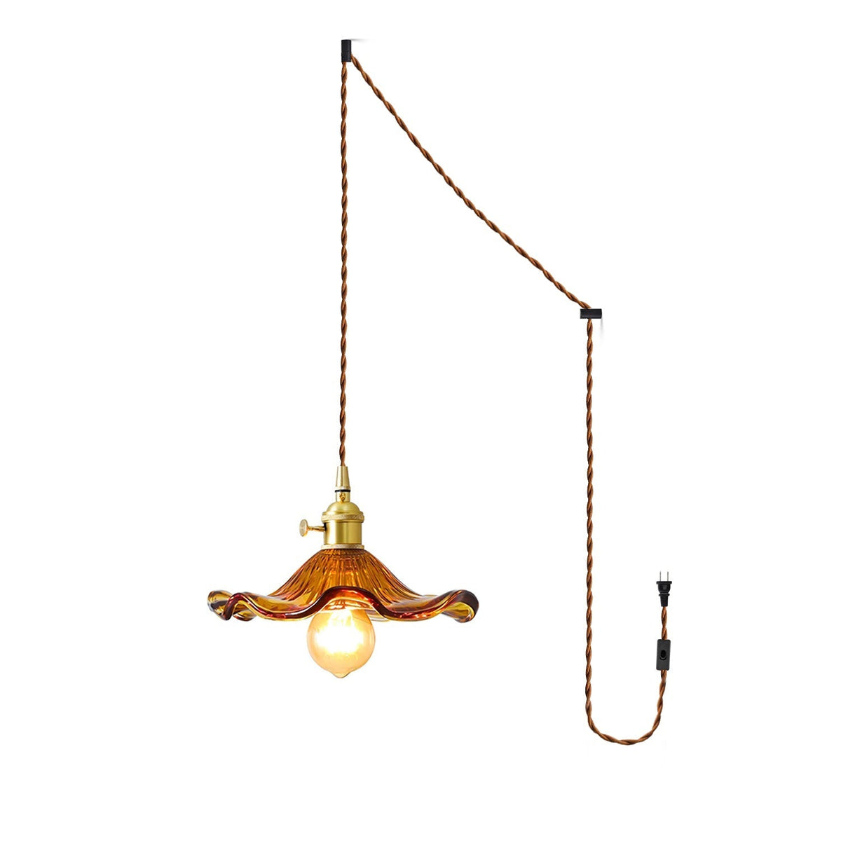 Daphne Modern Glass Flower Pendant Light