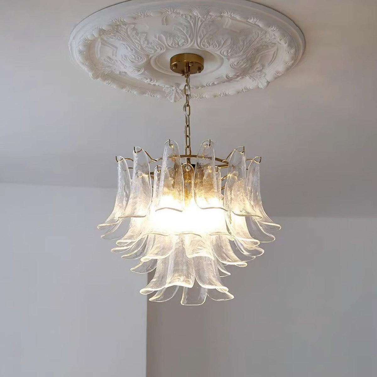 Glyra Amber Bloom Chandelier