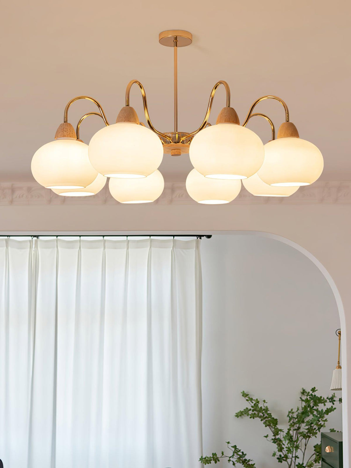 Zevena Glass Chandelier