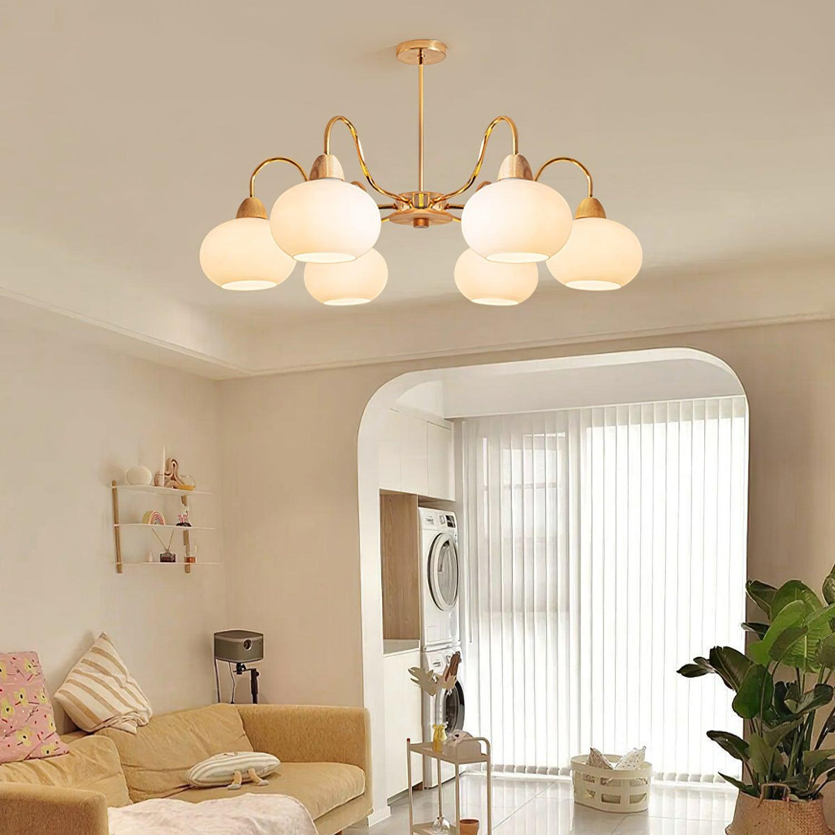 Zevena Glass Chandelier