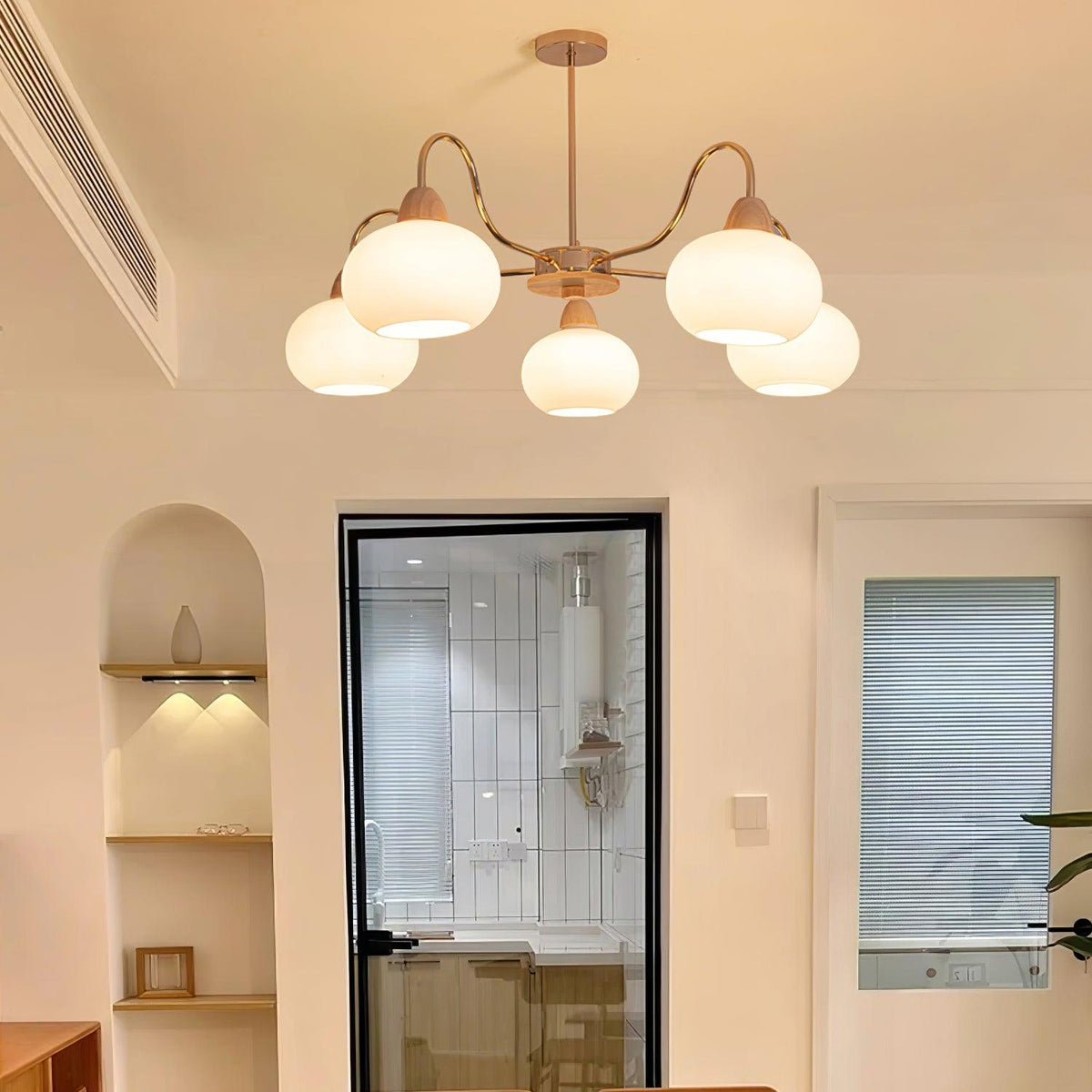 Zevena Glass Chandelier