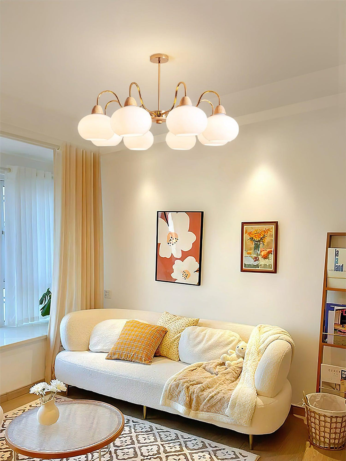 Zevena Glass Chandelier