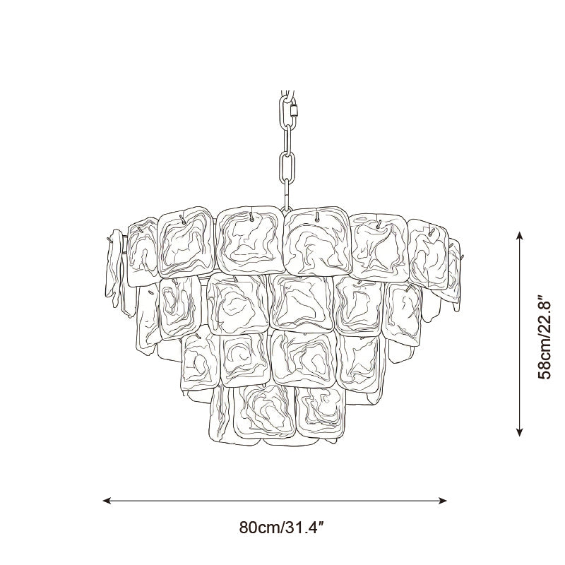 Reninine Tier Chandelier