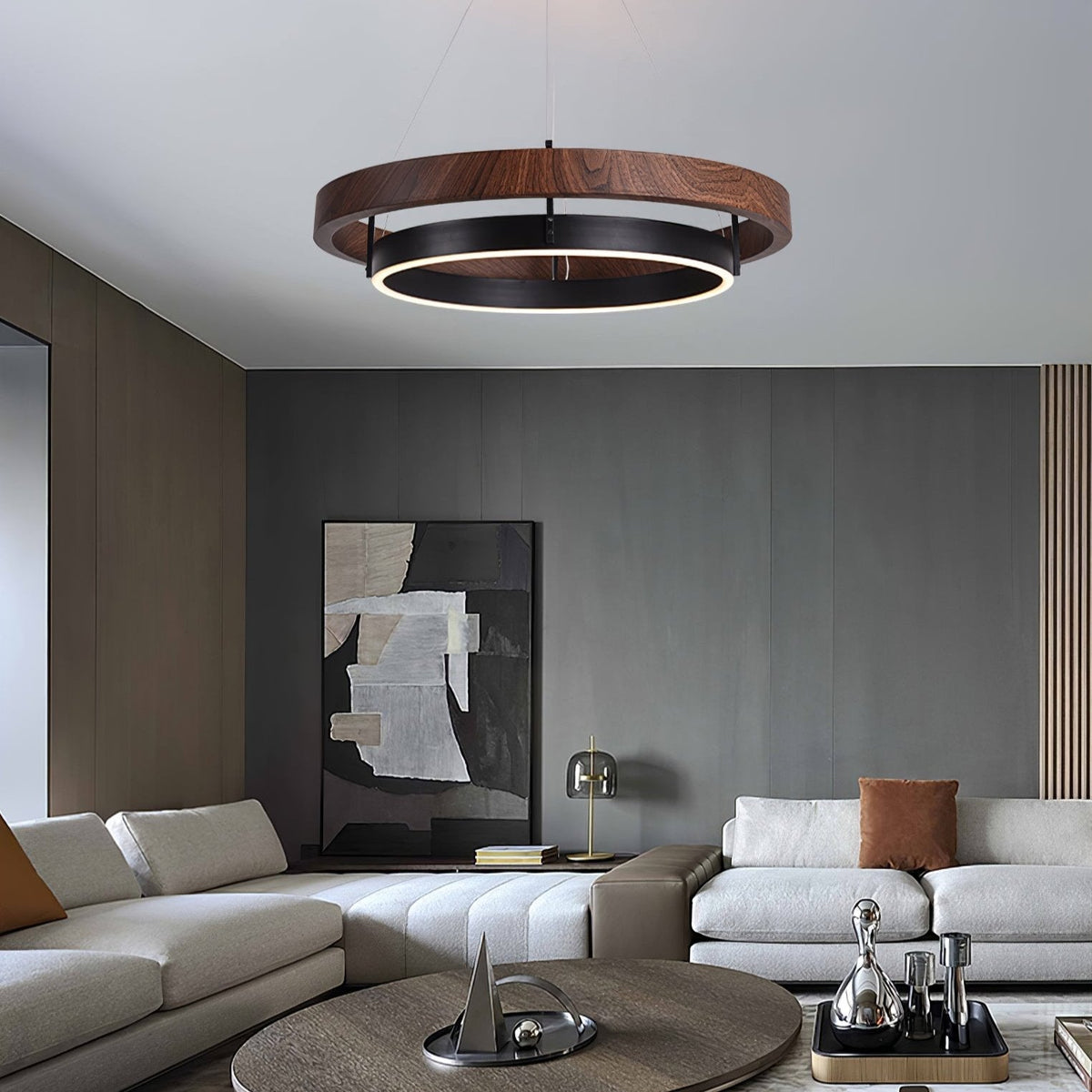 Tirinun Ring Wood Chandelier