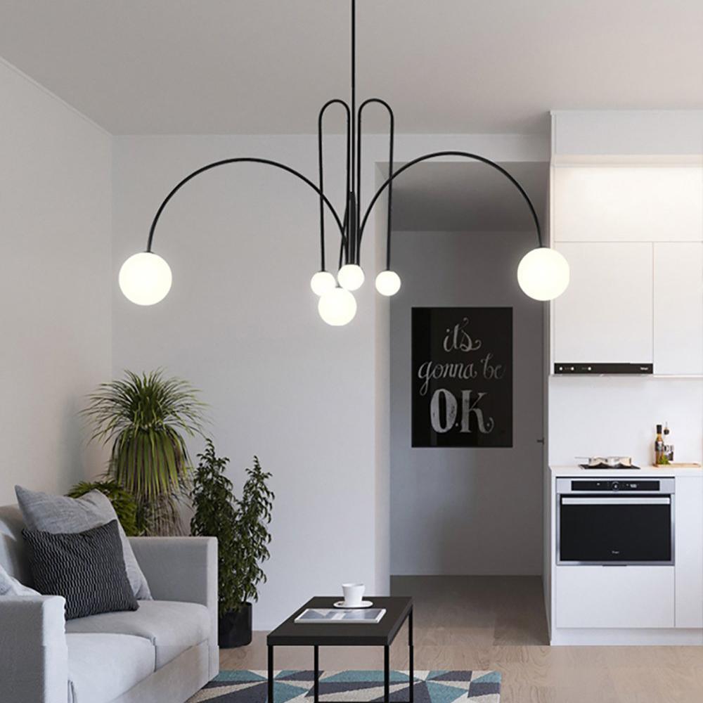 Rivorora Chandelier Globe Modern