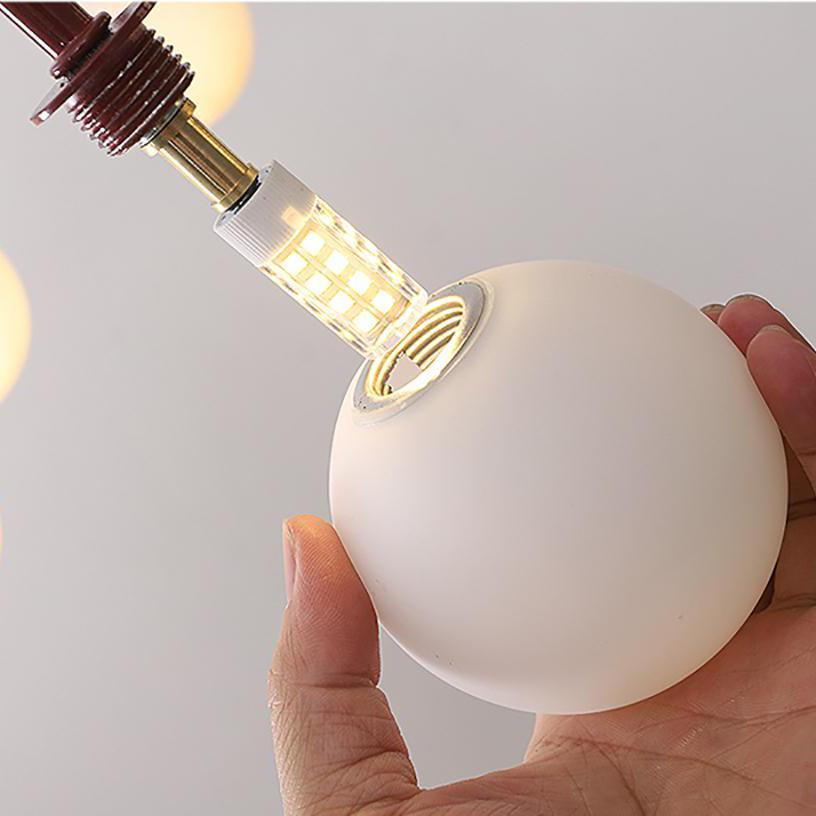 Rivorora Chandelier Globe Modern