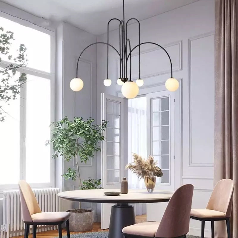 Rivorora Chandelier Globe Modern