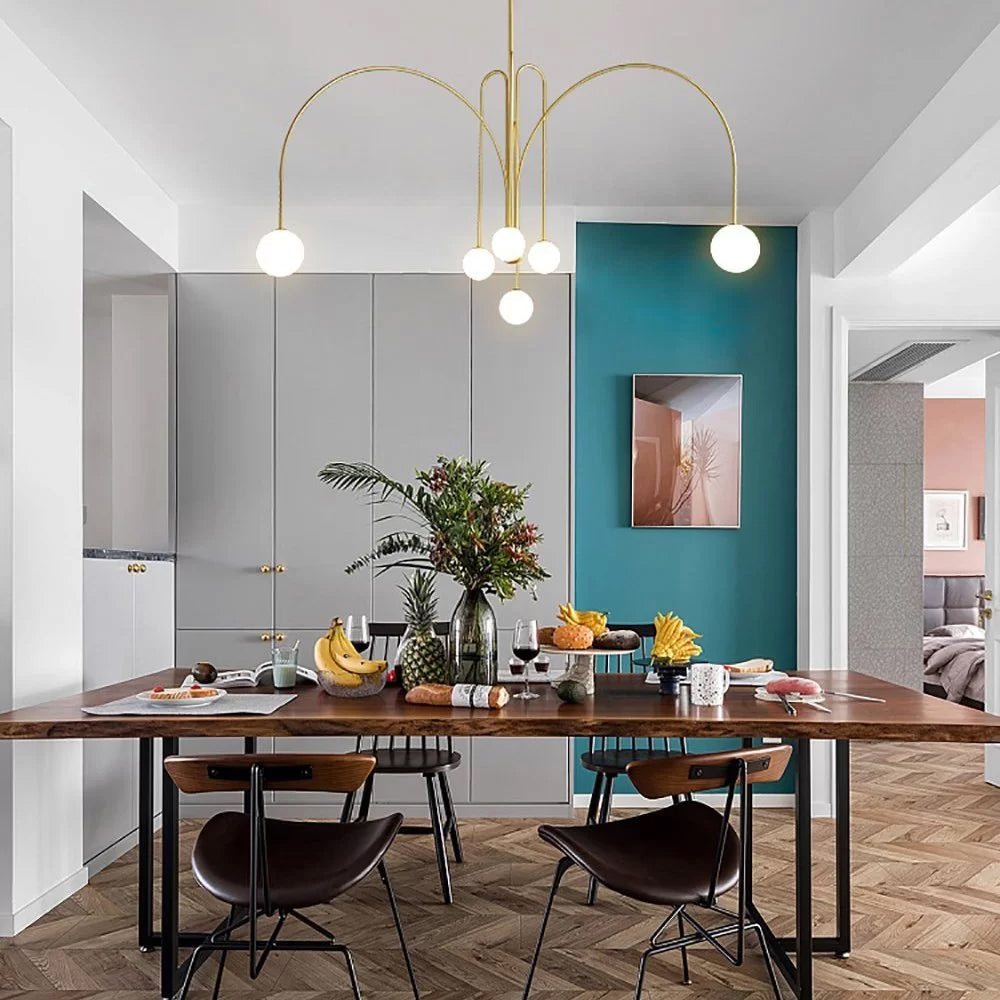 Rivorora Chandelier Globe Modern