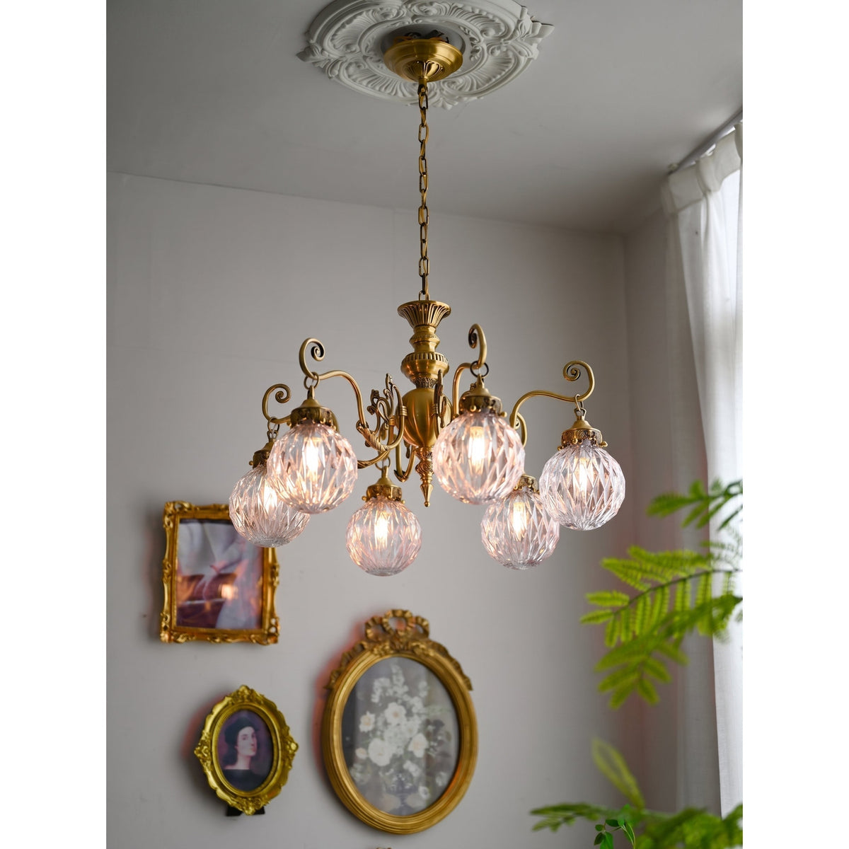 Orianena Classical Brass Chandelier