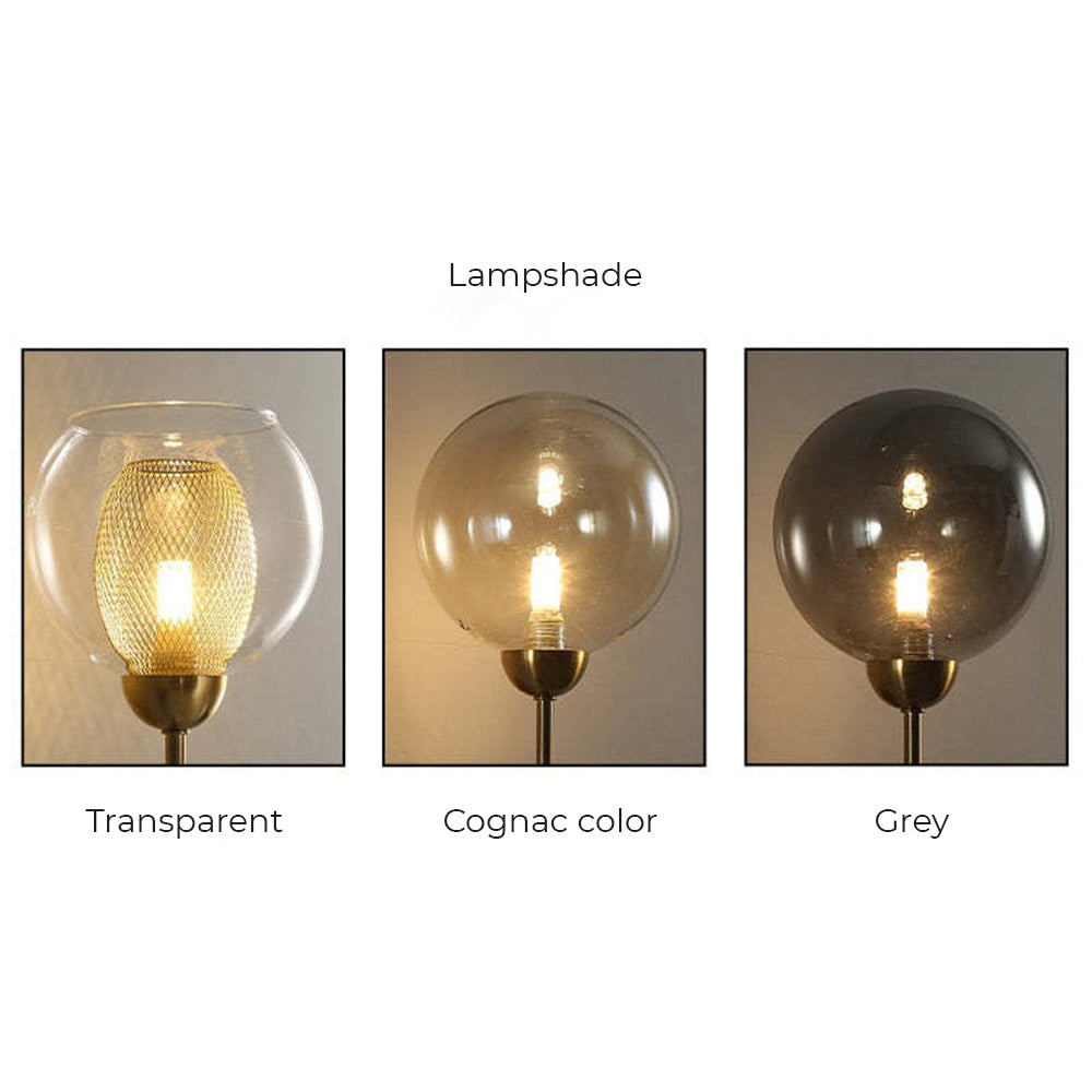Zovokil Industrial Glass Globe Chandelier LED, 6 Style