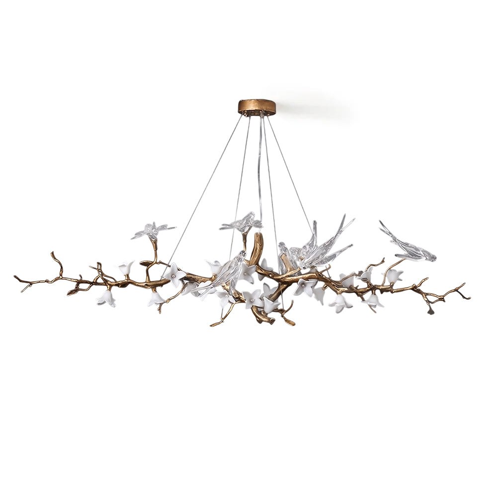 Elmscombe Blossom Avian Chandelier
