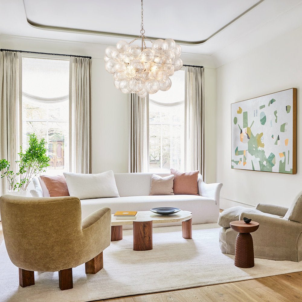 Ben Chandelier Glass Ball Bubble Modern