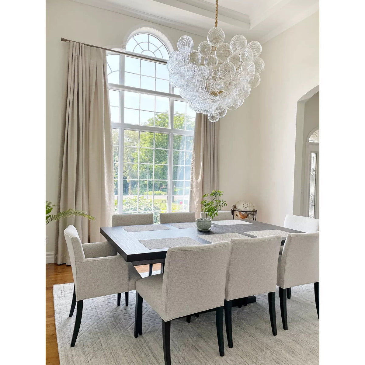 Ben Chandelier Glass Ball Bubble Modern