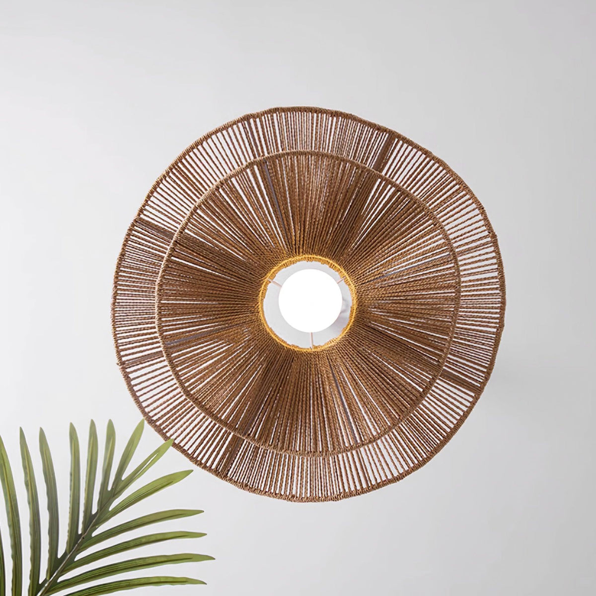 Solin Wave Rattan Pendant Light