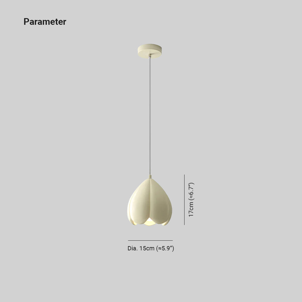 Bikamemo Modern LED Pendant Light Resin Living Room