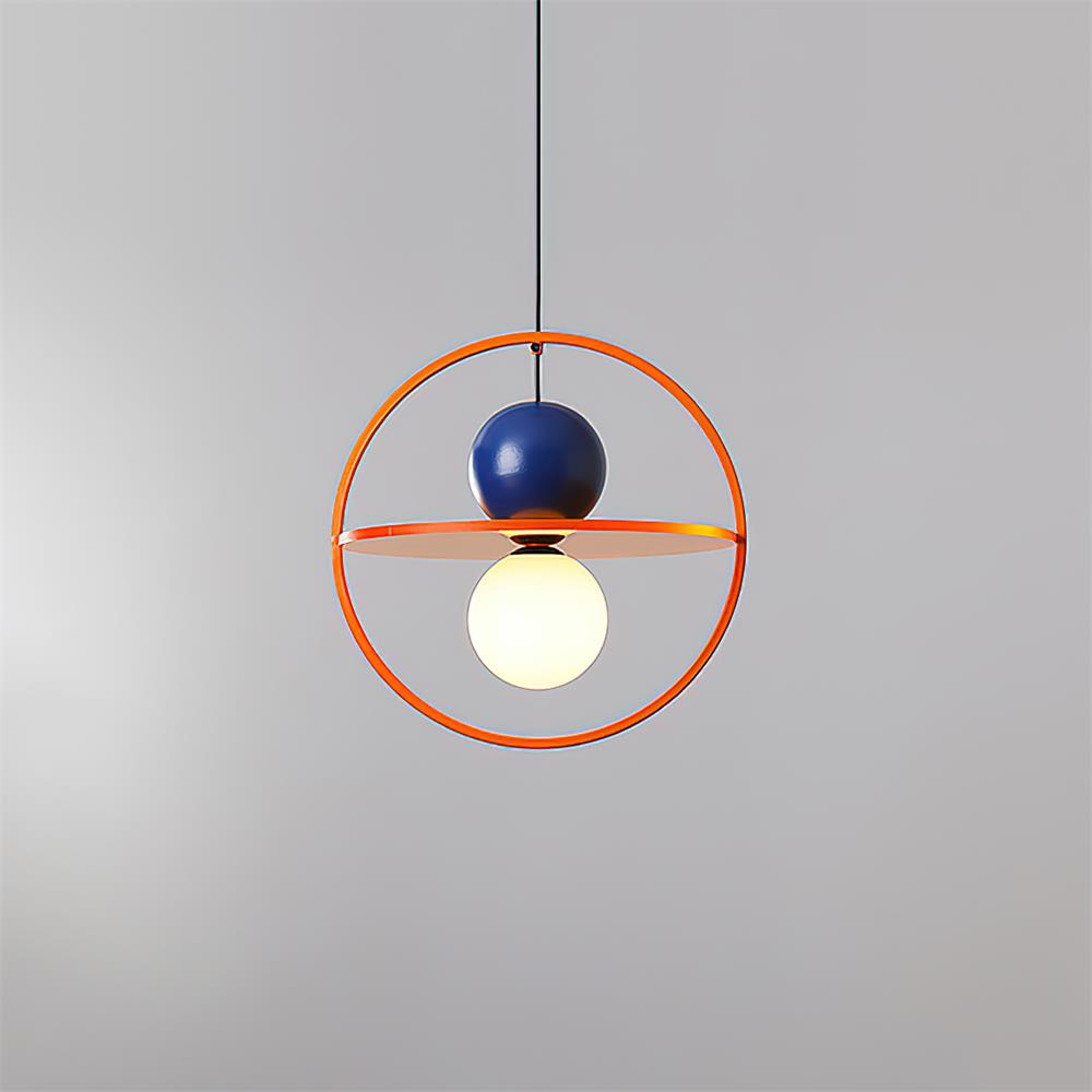 Halo Duo Sculptural Orb Pendant Lamp