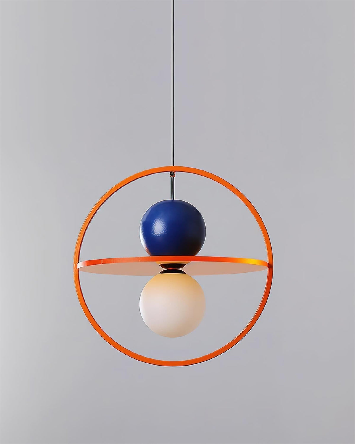 Halo Duo Sculptural Orb Pendant Lamp