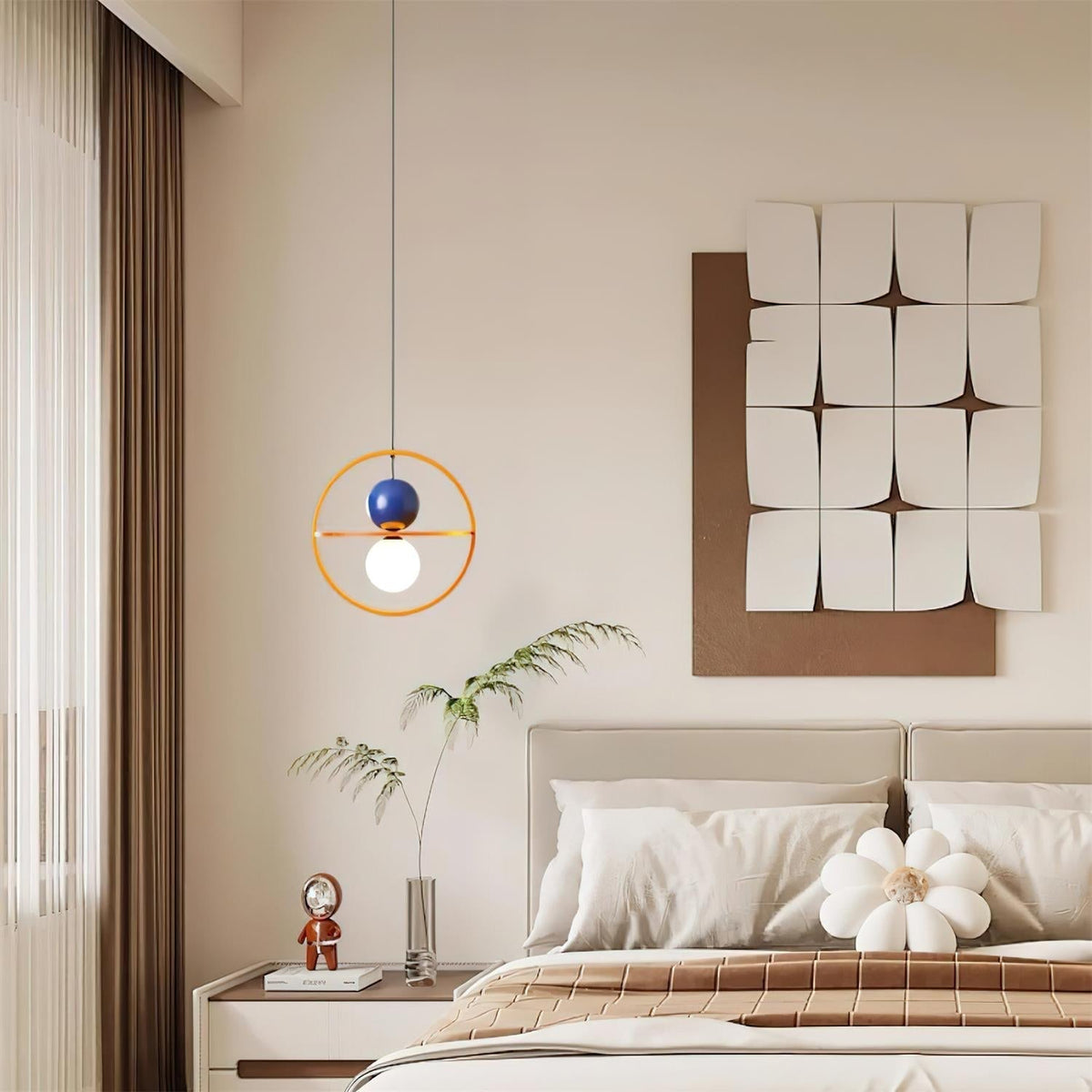 Halo Duo Sculptural Orb Pendant Lamp