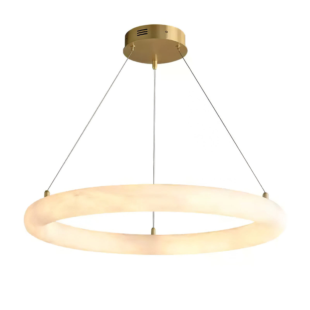 Erzorila Circular Alabaster Pendant Light