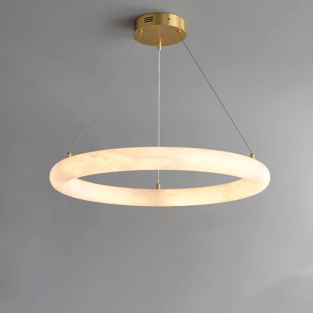 Erzorila Circular Alabaster Pendant Light