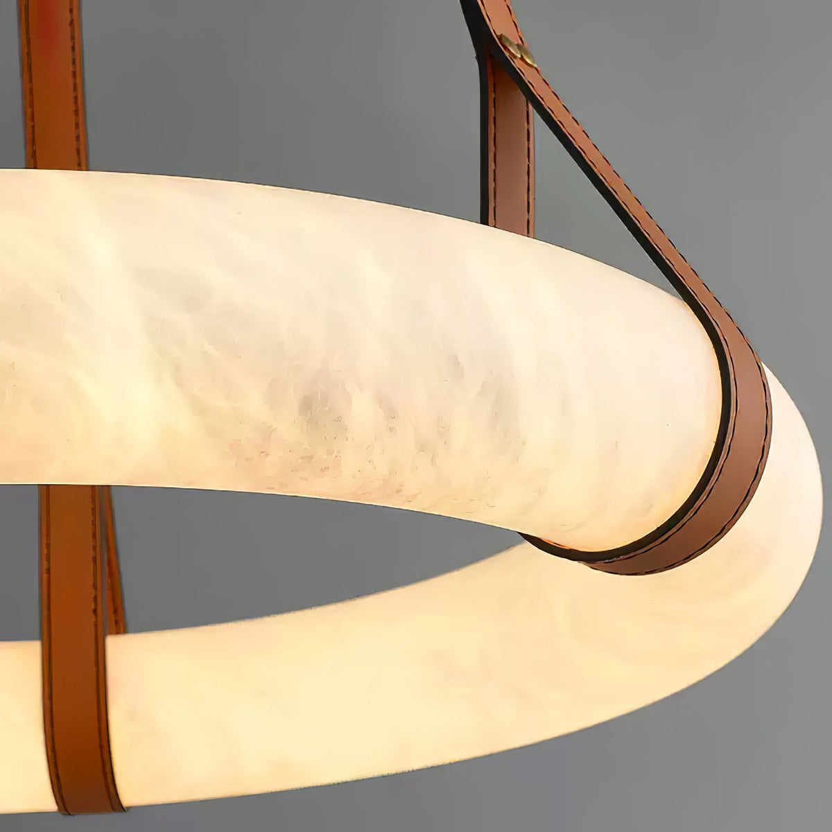 Erzorila Circular Alabaster Pendant Light